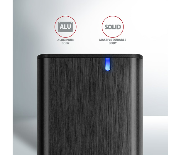 Axagon EEM2-SBC, USB-C 3.2 Gen 2 - M.2 SATA SSD RAW box, bezśrubowy - 1353419 - zdjęcie 3
